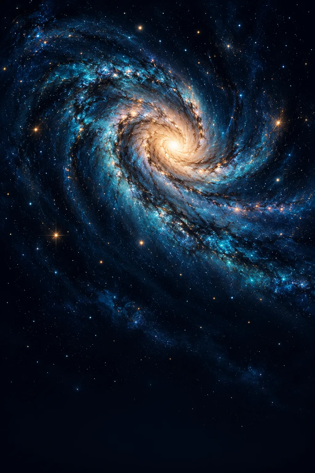 Una galaxia espiral, imagen editorial de CosmoInsider